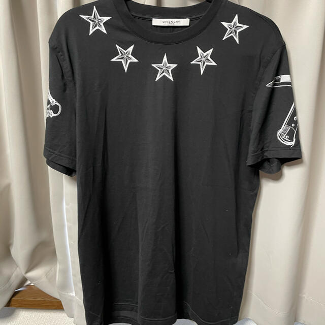 ジバンシー　スターtシャツ サイズM 黒Tシャツ/カットソー(半袖/袖なし)
