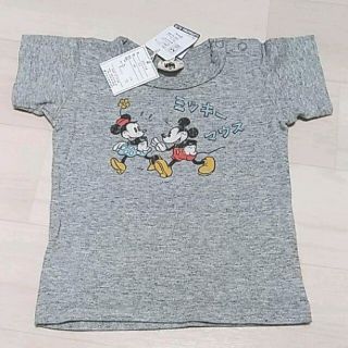 ディズニー(Disney)の☆　新品タグ付き　ミッキー&ミニー　Tシャツ　80サイズ　半袖(Ｔシャツ)