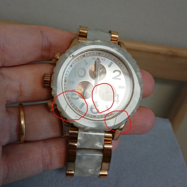 NIXON(ニクソン)のNIXON 時計 (ジャンク品) レディースのファッション小物(腕時計)の商品写真