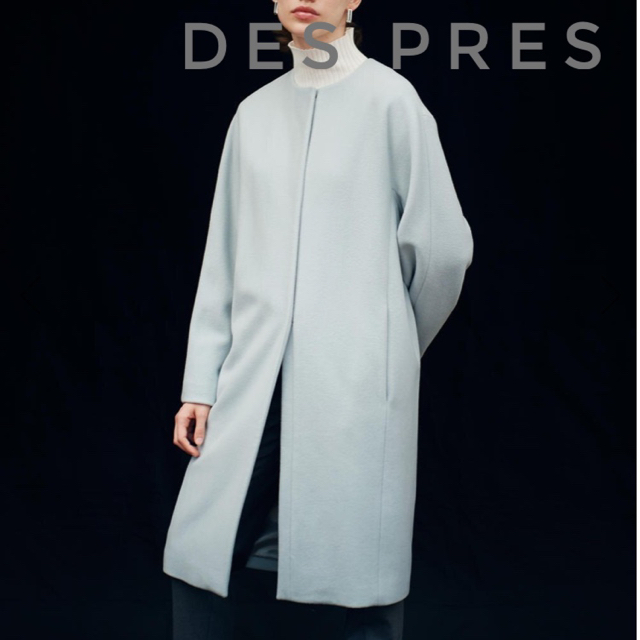 DES PRES - DES PRES （デプレ）ノーカラーコート・定価¥64,900の通販