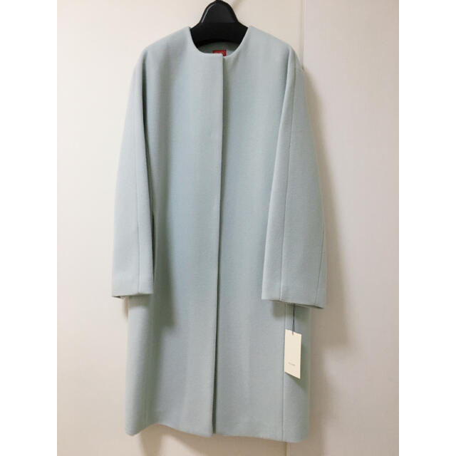 新品タグ付】DES PRESS ノーカラーコート-