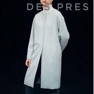 DES PRES - DES PRES (デプレ)ノーカラーコート・定価¥64,900の通販