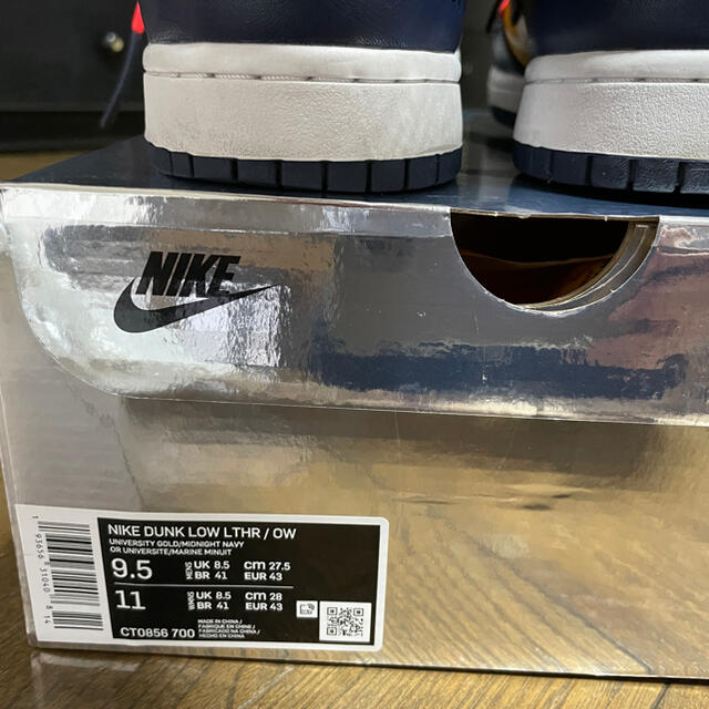 NIKE(ナイキ)のNIKE DUNK LOW×OFF-WHITE ダンクローミシガン　スニーカー メンズの靴/シューズ(スニーカー)の商品写真