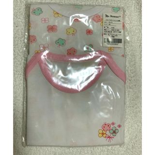 【新品・未使用】【断捨離中】肌着 半袖ロンパース 女の子 2枚組 ベネッセ(肌着/下着)