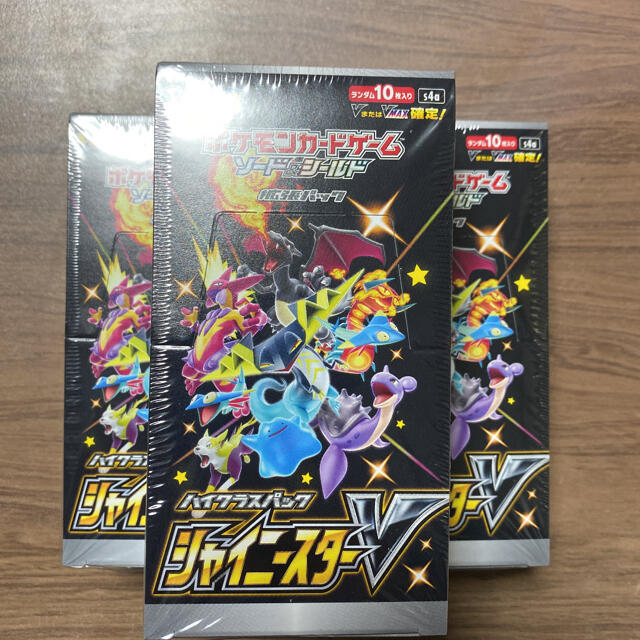 《新品・未開封》ポケモン　シャイニースターV 3BOX