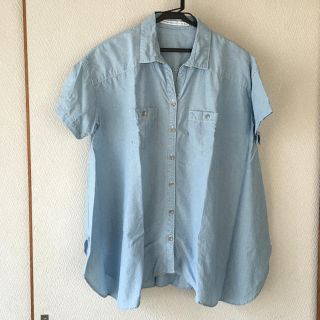 スピックアンドスパン(Spick & Span)のAラインシャツ(シャツ/ブラウス(半袖/袖なし))