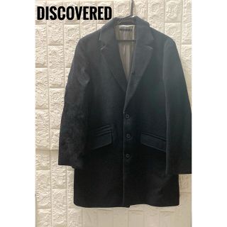 ディスカバード(DISCOVERED)の☆ 定価5.2万円 美品 DISCOVERED チェスターコート 1 黒☆(チェスターコート)