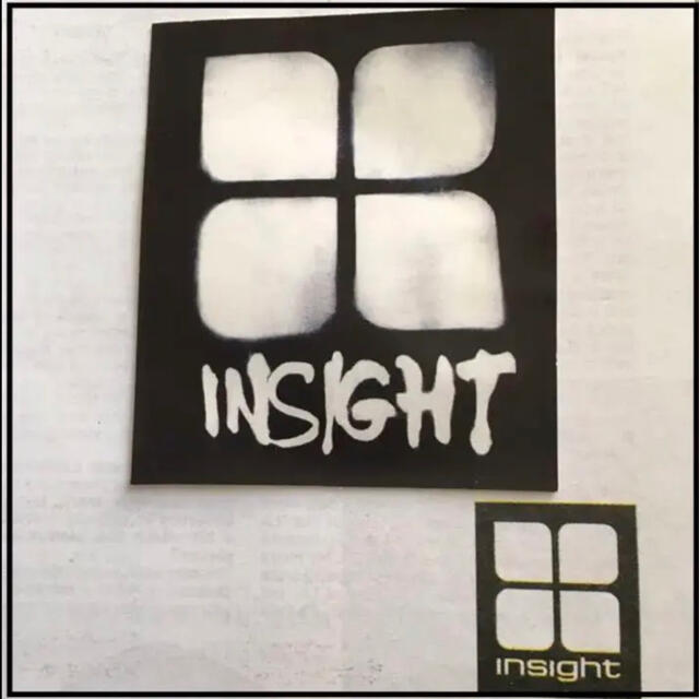 INSIGHT(インサイト)のinsight インサイト　US限定　デザイン　アイコン　white ステッカー メンズのファッション小物(その他)の商品写真