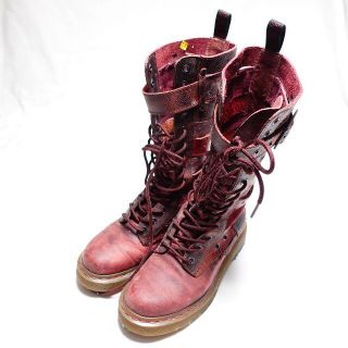 ドクターマーチン(Dr.Martens)の■Dr.Martens 14ホール レッド UK4(23㎝)(ブーツ)