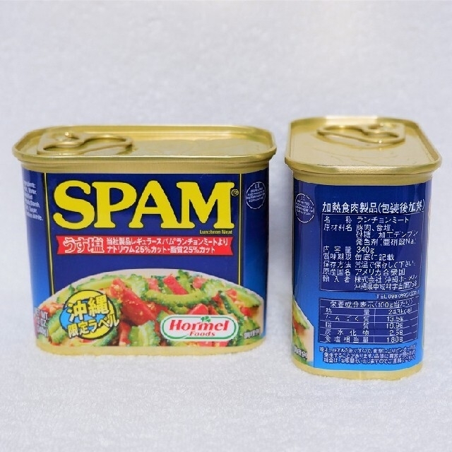 48缶（1缶360円）340g　SPAM-　☆期間限定値下げ☆スパム　うす塩味