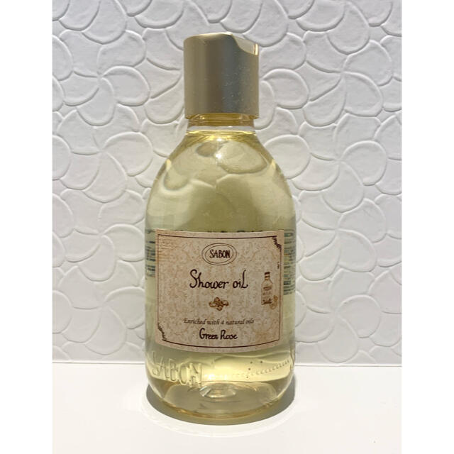 SABON(サボン)の新品未開封　SABON シャワーオイル グリーン・ローズ　300mL サボン コスメ/美容のボディケア(ボディソープ/石鹸)の商品写真