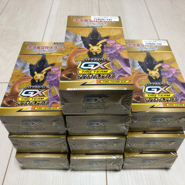 GX タッグオールスターズ　新品未開封　10box シュリンク付き エンタメ/ホビーのトレーディングカード(Box/デッキ/パック)の商品写真