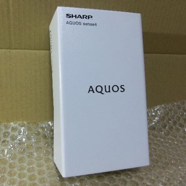 【新品未開封】 AQUOS sense4 ブラック SH-M15