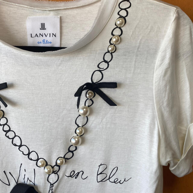 LANVIN en Bleu(ランバンオンブルー)のランバンオンブルーのTシャツ レディースのトップス(Tシャツ(半袖/袖なし))の商品写真