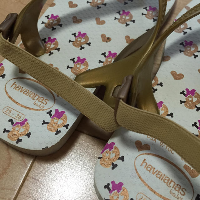 havaianas(ハワイアナス)のハワイアナスbabyビーサン16.5cm キッズ/ベビー/マタニティのキッズ靴/シューズ(15cm~)(サンダル)の商品写真