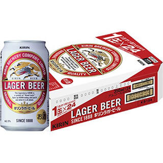 キリン(キリン)のキリン　ラガービール　350ml 2ケース(ビール)