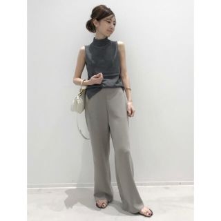 アパルトモンドゥーズィエムクラス(L'Appartement DEUXIEME CLASSE)の 美品 L'Appartement アパルトモン WIDE PANTS グレー(カジュアルパンツ)