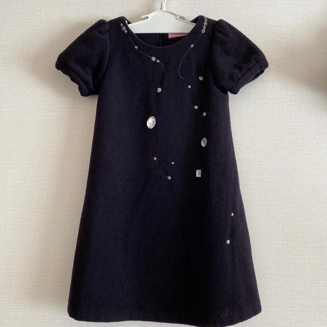 hakka kids(ハッカキッズ)の⭐︎notsobig⭐︎ガールズ　ビジュドレス　サイズ4 (110) キッズ/ベビー/マタニティのキッズ服女の子用(90cm~)(ワンピース)の商品写真