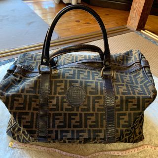 FENDI・フェンディ ズッカ柄 ボストンバッグ ヴィンテージ 大きめ