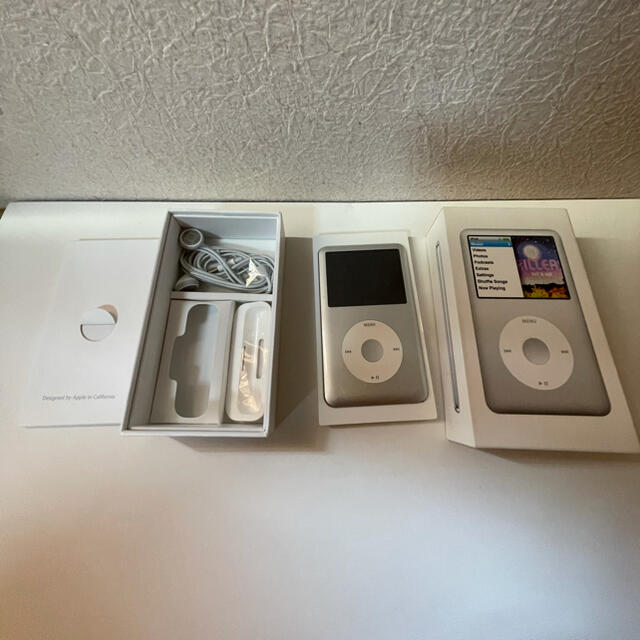 【新品・フィルム付】iPod classic MC293JA 160GBシルバースマホ/家電/カメラ