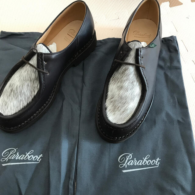 Paraboot(パラブーツ)の最終価格　新品未使用　パラブーツ　ミカエル　ファー　ブラウン　 メンズの靴/シューズ(ブーツ)の商品写真