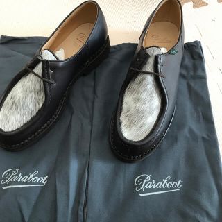 パラブーツ(Paraboot)の最終価格　新品未使用　パラブーツ　ミカエル　ファー　ブラウン　(ブーツ)