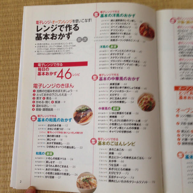 美品  レンジで作る基本おかず レシピ本 エンタメ/ホビーの本(住まい/暮らし/子育て)の商品写真