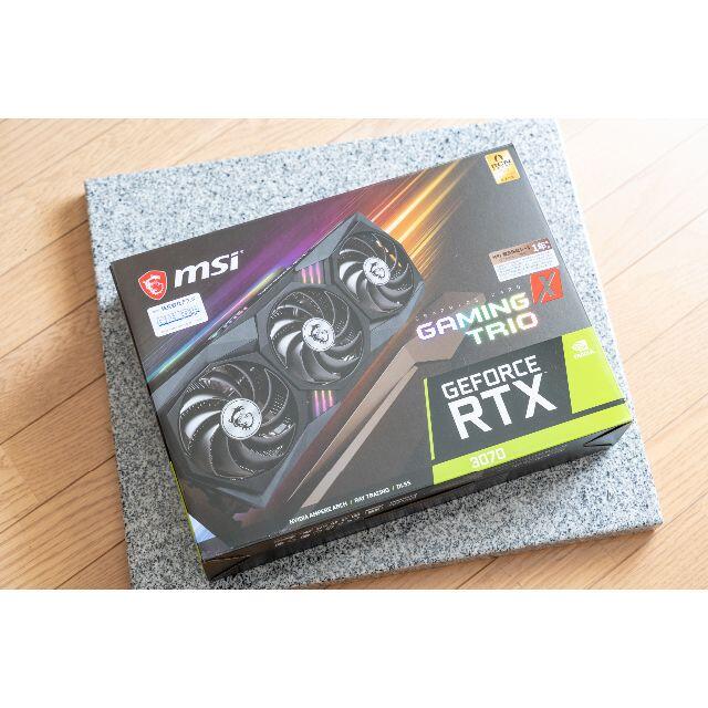 スマホ/家電/カメラ☆☆超美品 GeForce RTX 3070 GAMING X TRIO 保証付