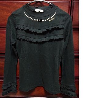 メゾピアノ(mezzo piano)の新品 150 mezzo piano 長袖 Tシャツ(Tシャツ/カットソー)