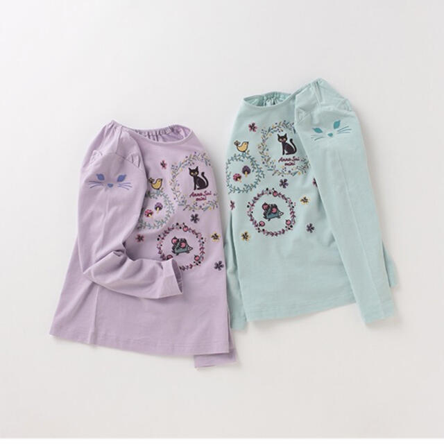 ANNA SUI mini(アナスイミニ)のANNA SUImini 140【極美品】♡刺繍♡ キッズ/ベビー/マタニティのキッズ服女の子用(90cm~)(Tシャツ/カットソー)の商品写真