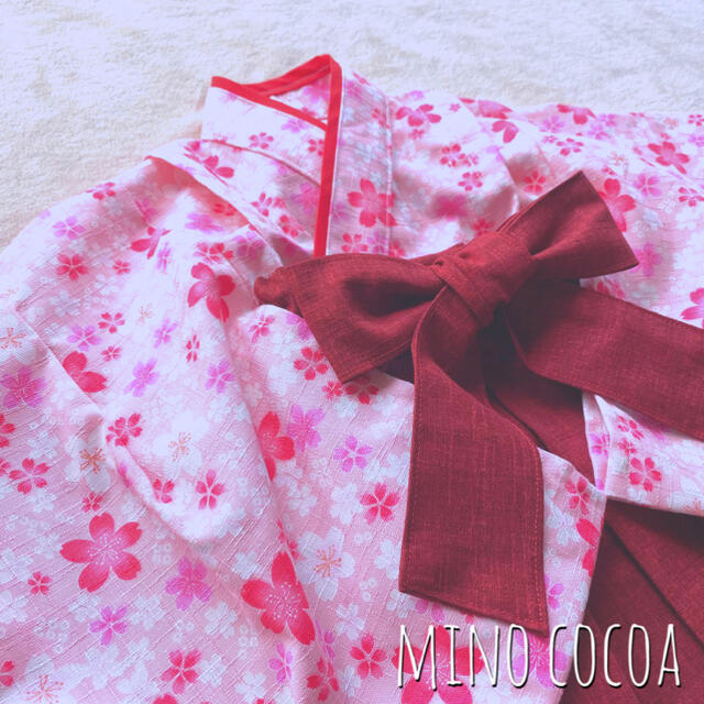 handmade baby HAKAMA 70-80cm キッズ/ベビー/マタニティのベビー服(~85cm)(和服/着物)の商品写真