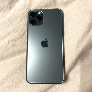 アップル(Apple)のiPhone11pro 512G SIMフリー版グリーン(スマートフォン本体)