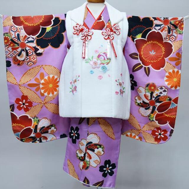 七五三 三歳 女児 被布着物フルセット NO34380 七五三 三歳 女児 被布着物フルセット NO34380
