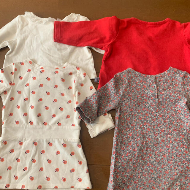 女の子 80 まとめ 花柄ワンピース カーディガン babyGap 他 キッズ/ベビー/マタニティのベビー服(~85cm)(ワンピース)の商品写真