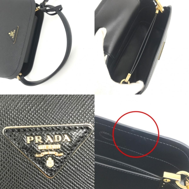 【によって】 PRADA - プラダ ハンドバッグの通販 by ブランドリサイクルショップ蔵屋｜プラダならラクマ ケット
