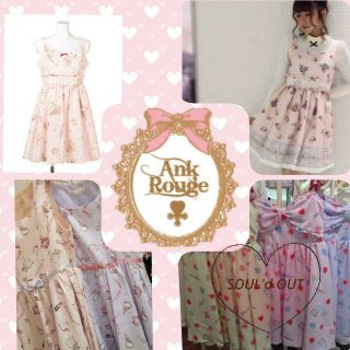 アンクルージュ(Ank Rouge)の＊アンクルージュ＊人気柄ワンピース３点セット♡*。(ミニワンピース)