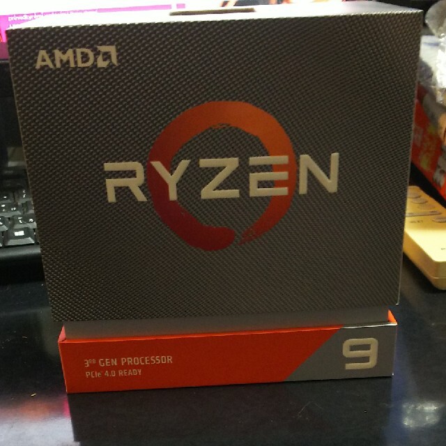 【新品・未開封】AMD ryzen 9 3900X BOX（国内正規代理店品）PC/タブレット