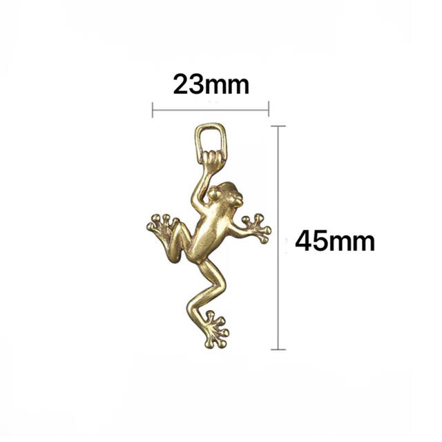 無事帰る　安全祈願　蛙　カエル　キーホルダー　白銅タイプ メンズのファッション小物(キーホルダー)の商品写真