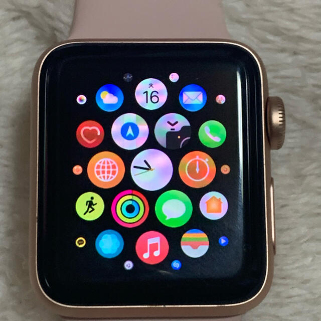 Apple Watch(アップルウォッチ)のアップルウォッチSeries 3 GPS+Cellularモデル 38mm  メンズの時計(腕時計(デジタル))の商品写真