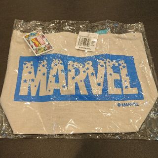 マーベル(MARVEL)の新品 MARVEL 帆布ミニトートバッグ ブルー(ハンドバッグ)