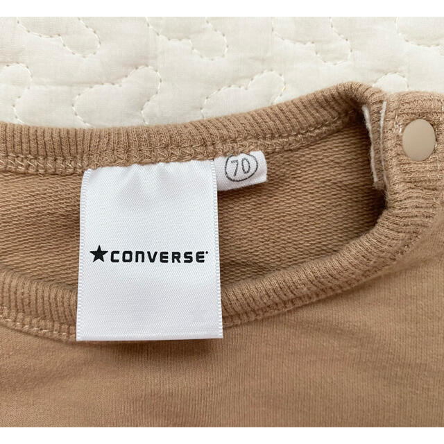 CONVERSE(コンバース)のconverse ベビー　ロンパース　70サイズ キッズ/ベビー/マタニティのベビー服(~85cm)(ロンパース)の商品写真