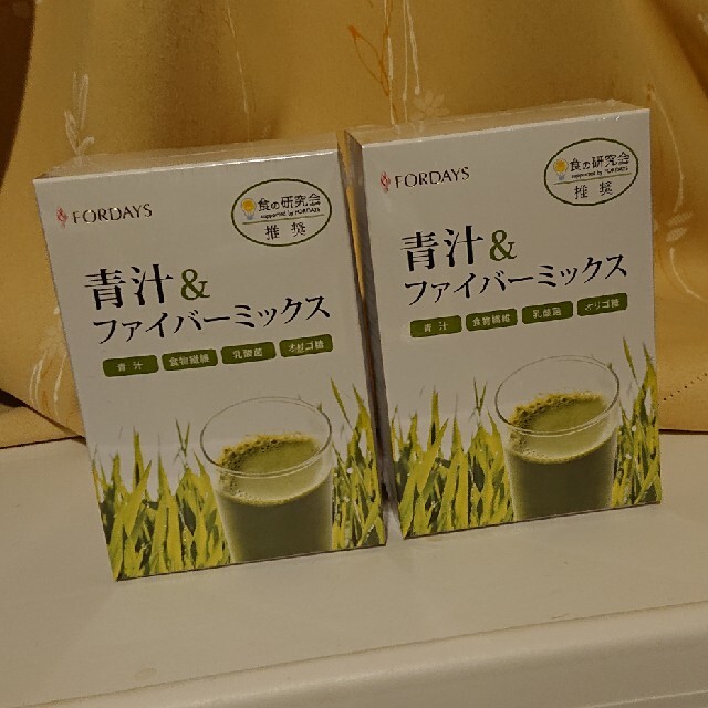 フォーデイズ 青汁&ファイバーミックス 2箱 食品/飲料/酒の健康食品(青汁/ケール加工食品)の商品写真