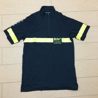 RESCUE SQUAD メンズ 半袖Tシャツ XL 黒×黄(Tシャツ/カットソー(半袖/袖なし))