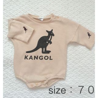 カンゴール(KANGOL)のKANGOL ベビー　ロンパース　70サイズ(ロンパース)