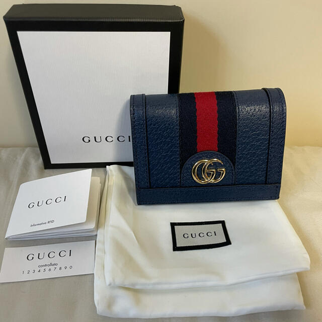 GUCCI グッチ 2つ折り財布　ミニウォレット | フリマアプリ ラクマ