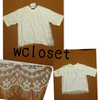 ダブルクローゼット(w closet)の新品wcloset★ピアスセット(カットソー(半袖/袖なし))