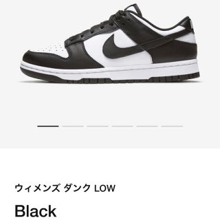 ナイキ(NIKE)のnike wmns dunk low white/black(スニーカー)