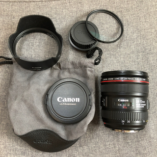キヤノン(Canon)のCanon EF24-70mm F4L IS USM+レンズ保護フィルター(レンズ(ズーム))