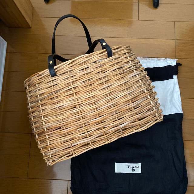 美品オシャレ✳︎Flea Store Vegetalかごバッグ - かごバッグ/ストロー