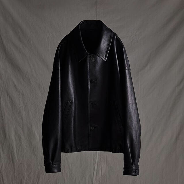 【LIDNM】LEATHER SHORT BLOUSON メンズのジャケット/アウター(レザージャケット)の商品写真